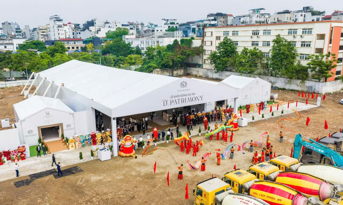 Tiến độ Thi công Dự án D’.Patrimony